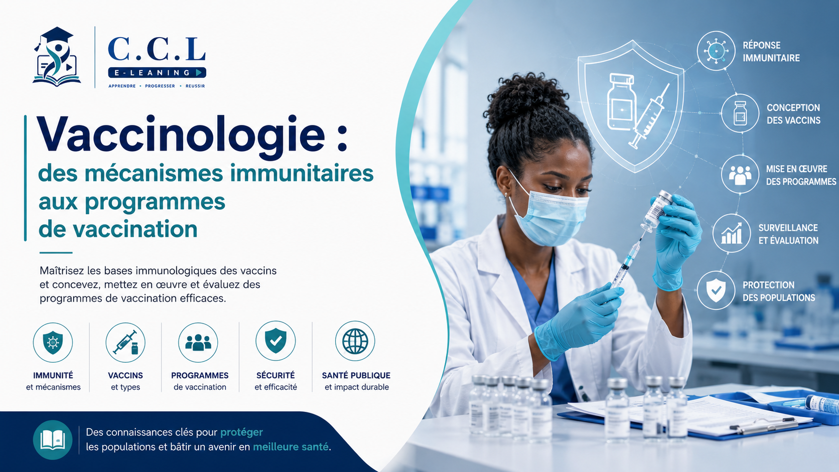 Vaccinologie : des mécanismes immunitaires aux programmes de vaccination